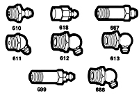 1/8" Male Pipe Thread Fittings